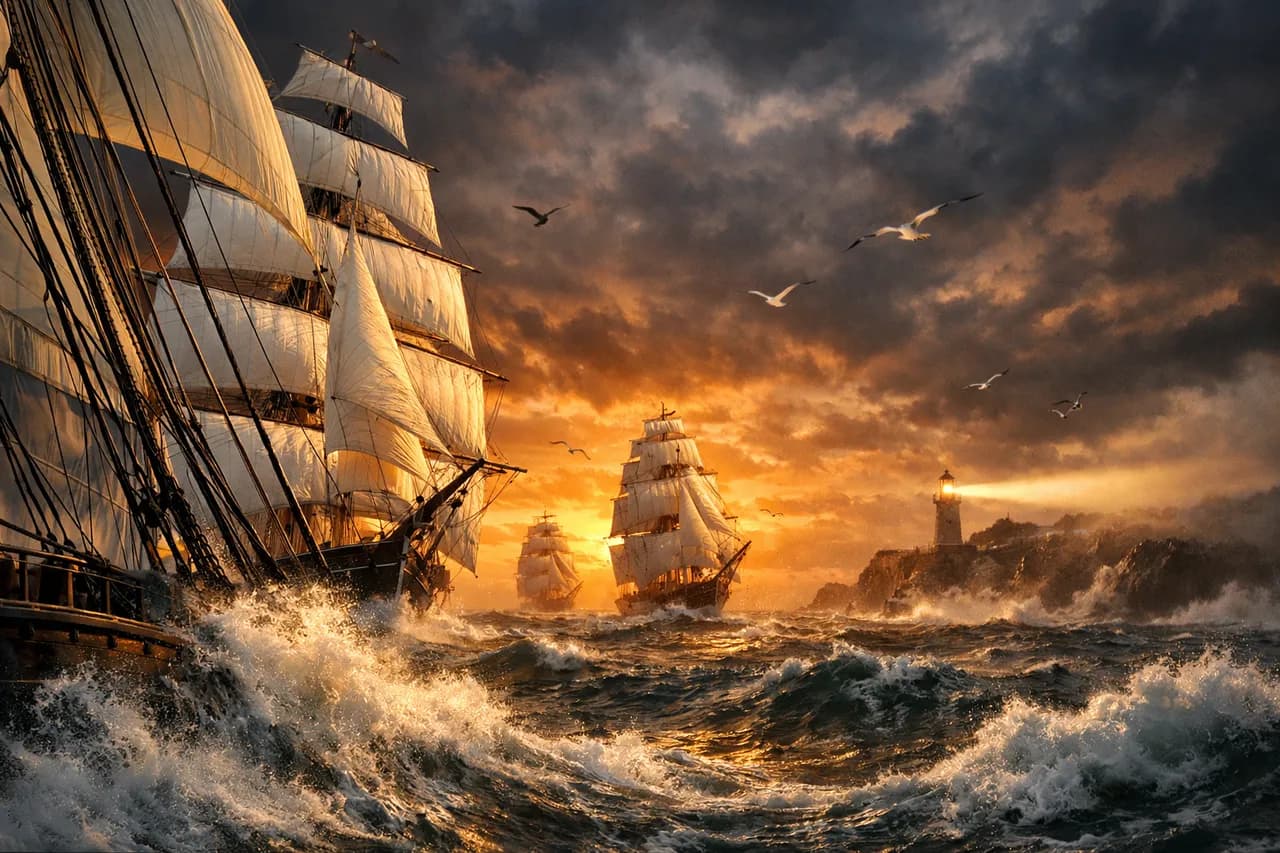 Maritime History trivia illustration