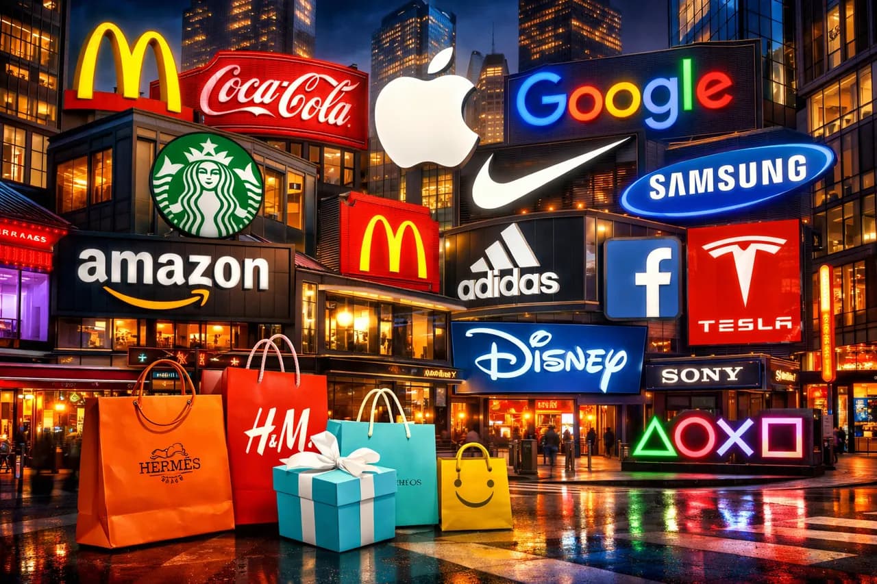 Big Brands trivia illustration