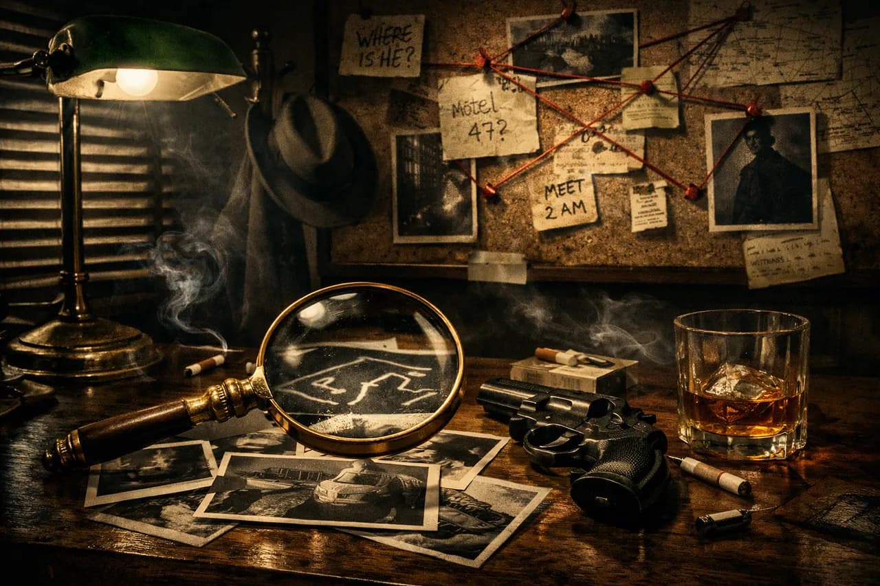 Detective Fiction trivia illustration