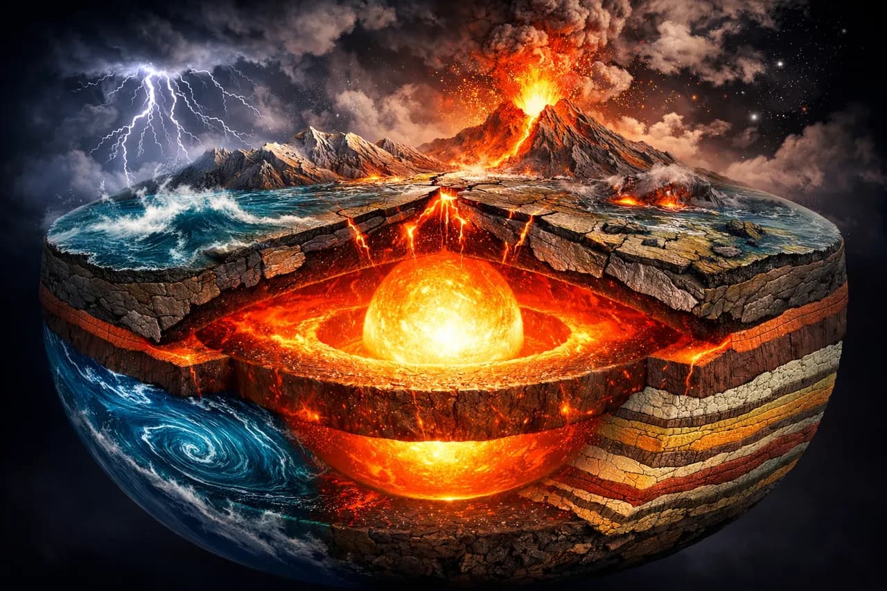 Earth Science trivia illustration