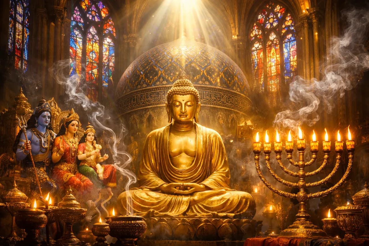Religion trivia illustration
