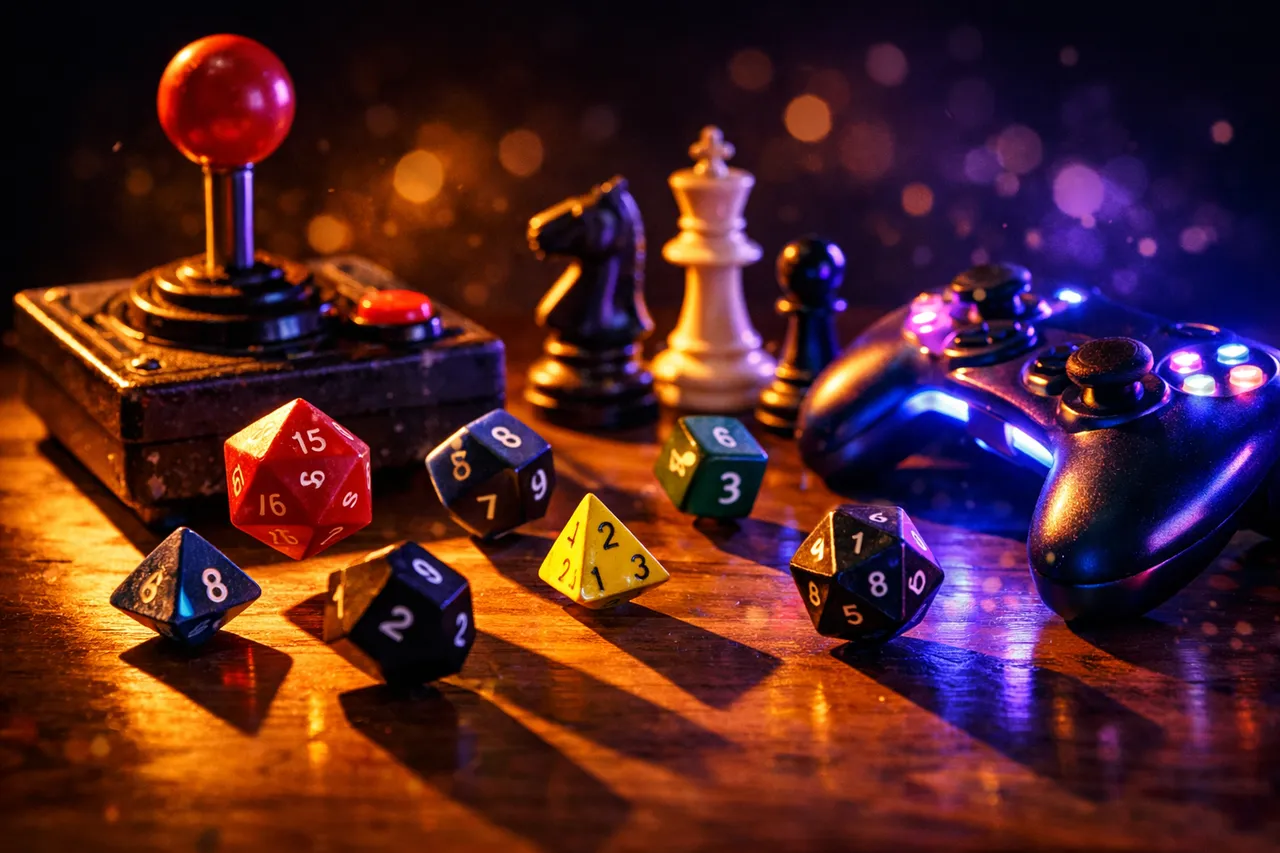 Gaming trivia illustration