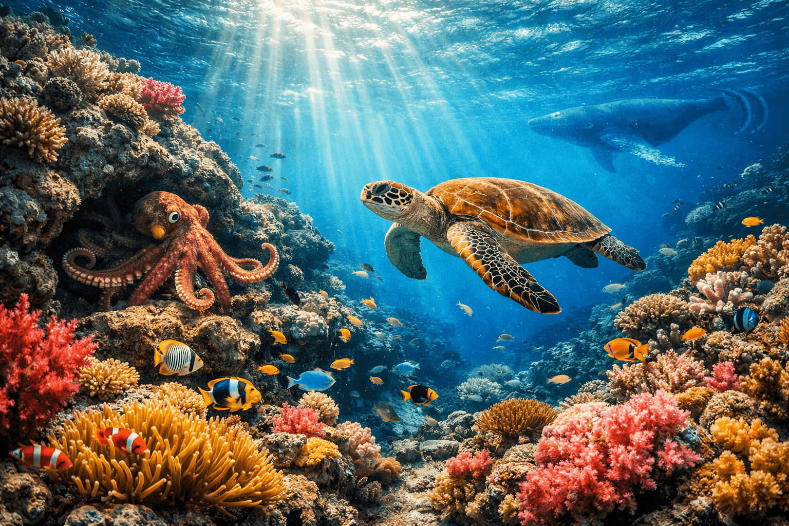 Aquatic Wildlife trivia illustration