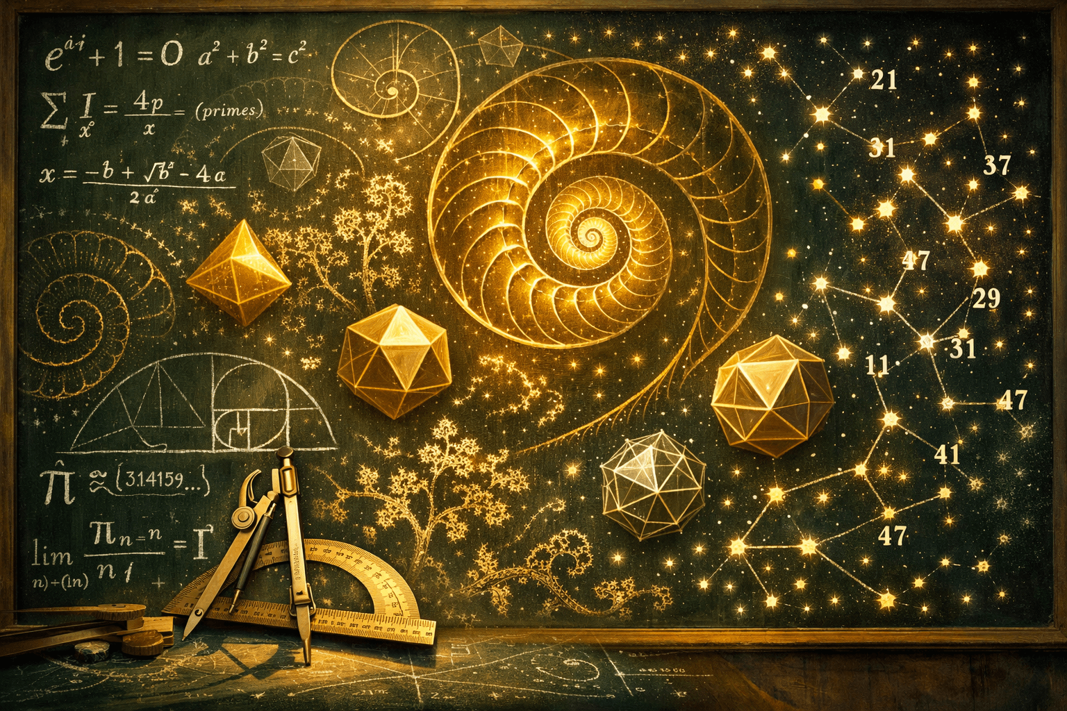Mathematics trivia illustration