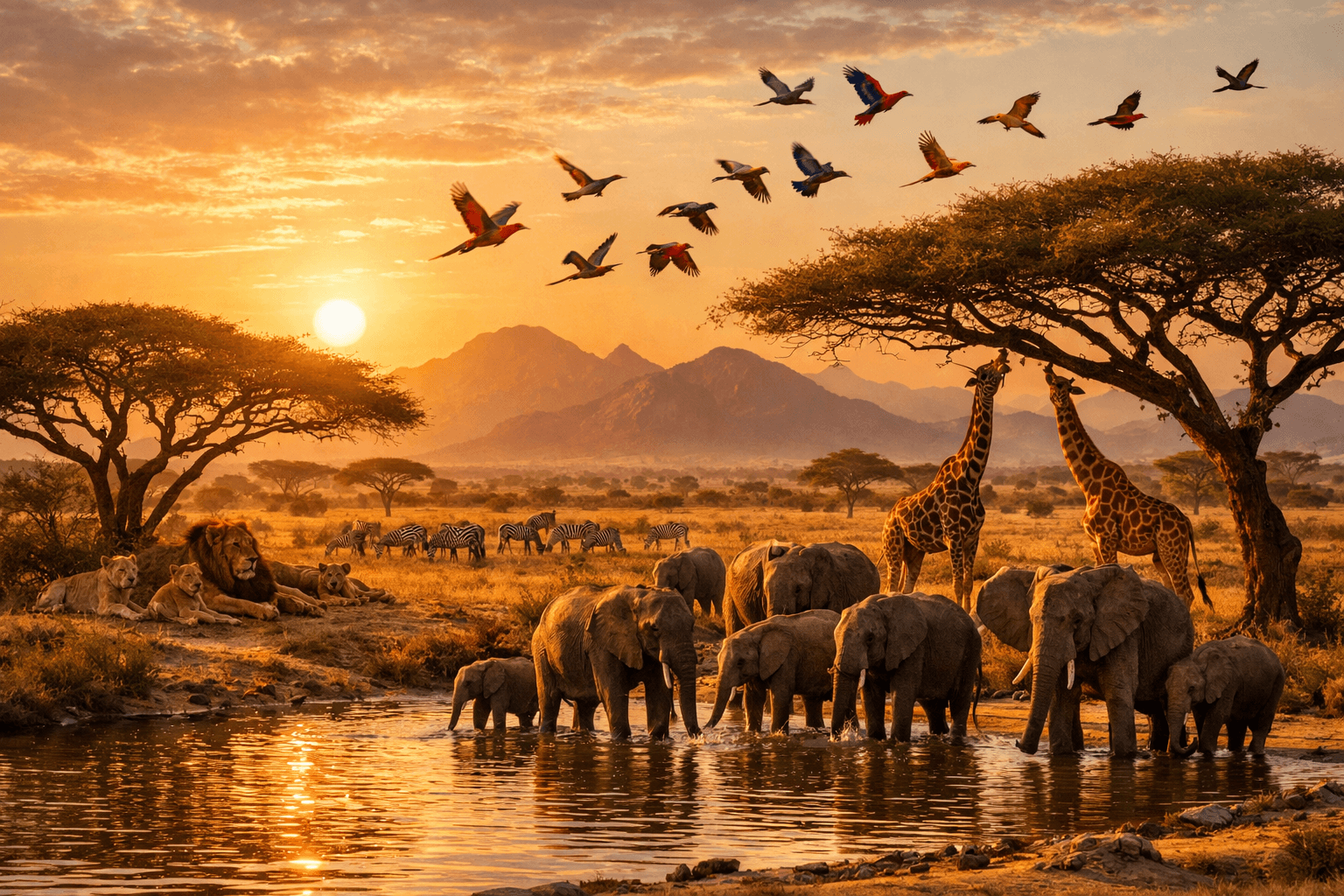 Terrestrial Wildlife trivia illustration