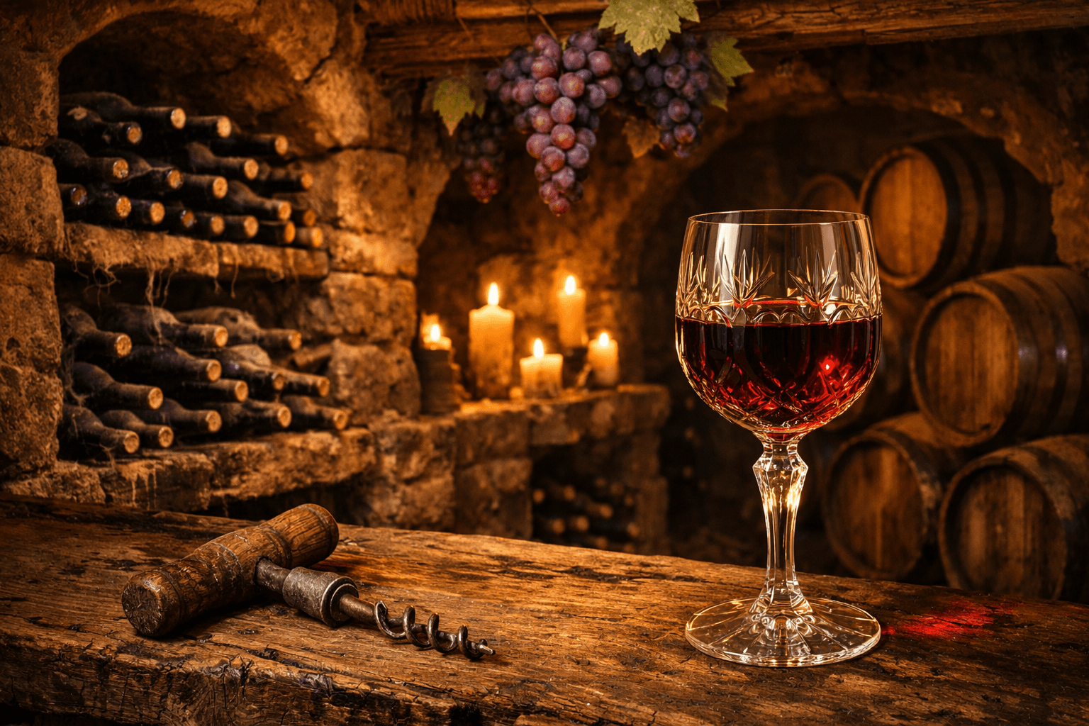 Wine trivia illustration